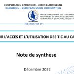 ENQUETE SUR L’ACCES ET L’UTILISATION DES TIC AU CAMEROUN (Décembre 2022)